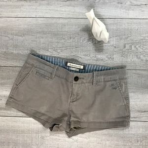 🔴A&F | Perfect Stretch Mink Color Jean Shorts | 0